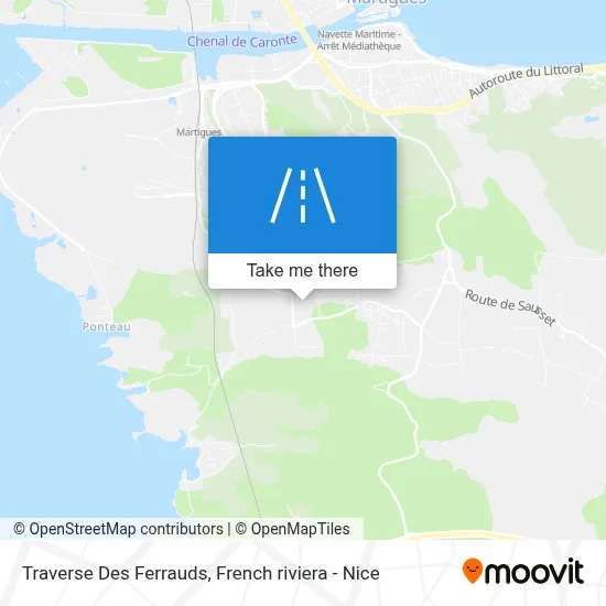 Traverse Des Ferrauds map