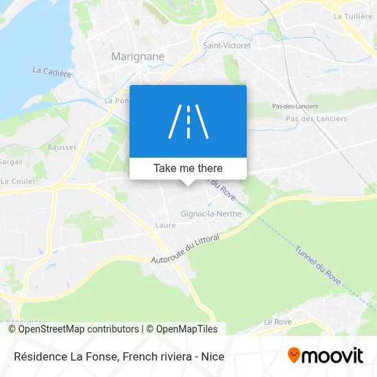 Résidence La Fonse map