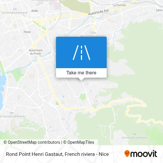 Mapa Rond Point Henri Gastaut