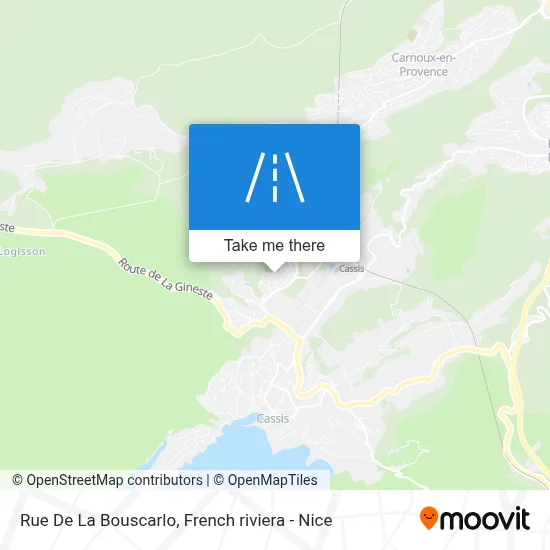 Rue De La Bouscarlo map