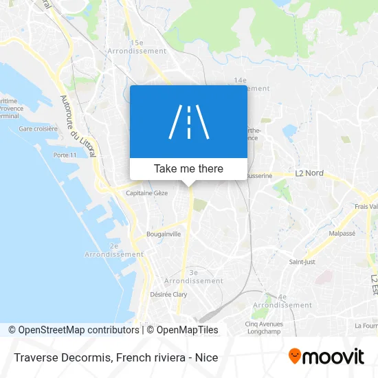 Traverse Decormis map