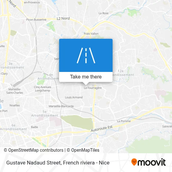 Rue Gustave Nadaud map