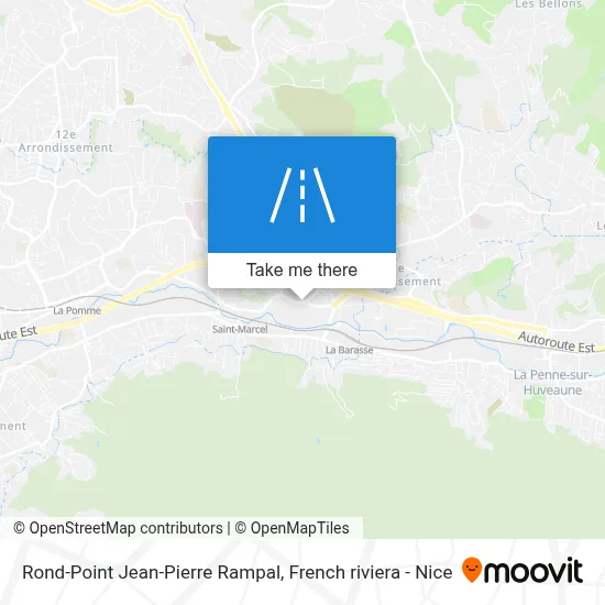 Mapa Rond-Point Jean-Pierre Rampal