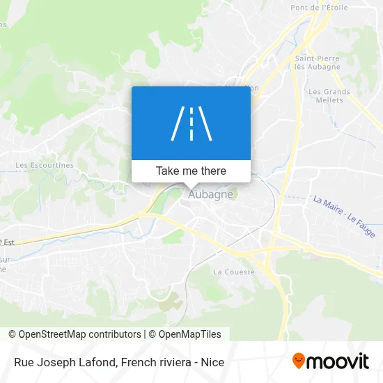 Mapa Rue Joseph Lafond