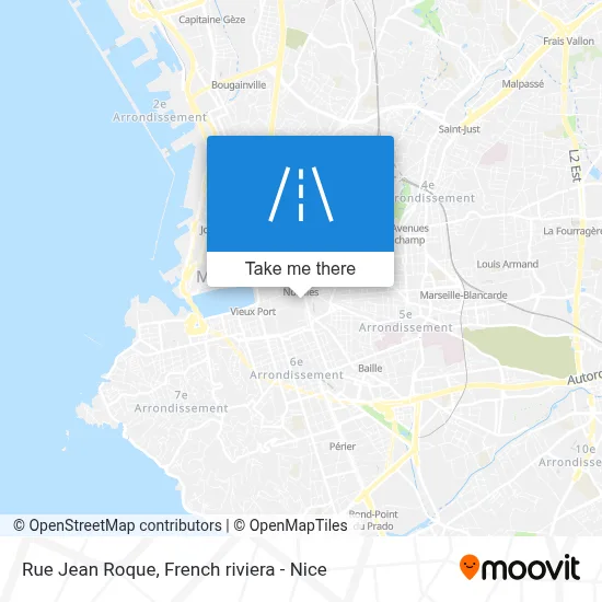 Mapa Rue Jean Roque