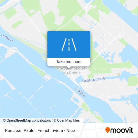 Mapa Rue Jean Paulet