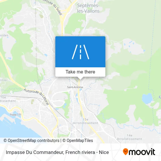 Impasse Du Commandeur map