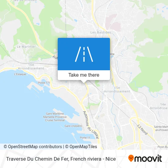 Traverse Du Chemin De Fer map