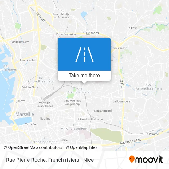 Mapa Rue Pierre Roche