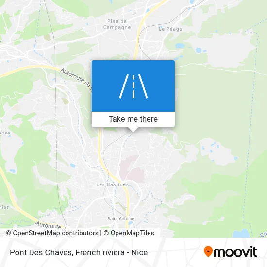 Mapa Pont Des Chaves