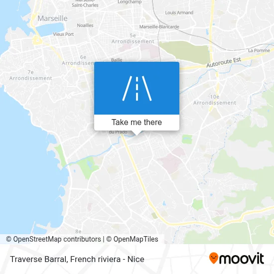 Traverse Barral map