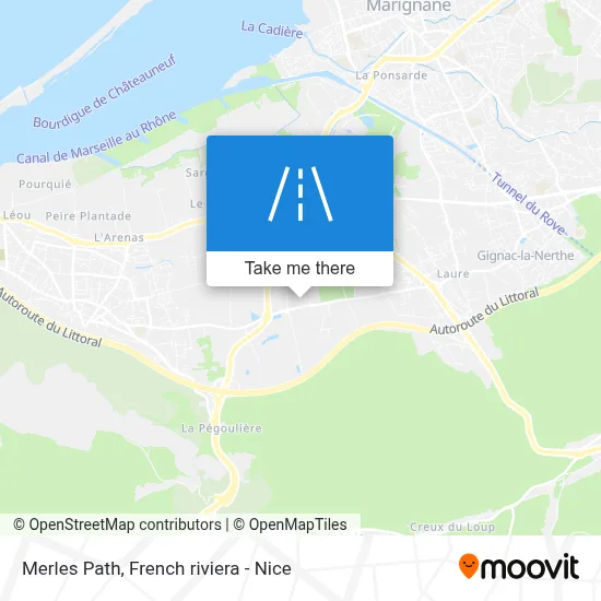 Chemin Des Merles map