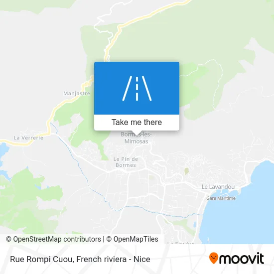 Mapa Rue Rompi Cuou