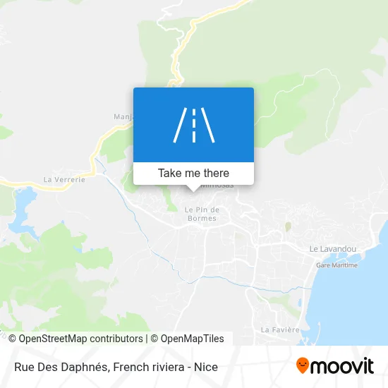 Rue Des Daphnés map