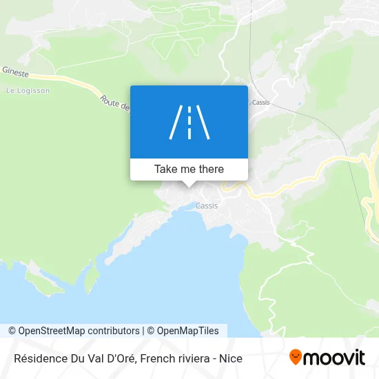 Résidence Du Val D'Oré map