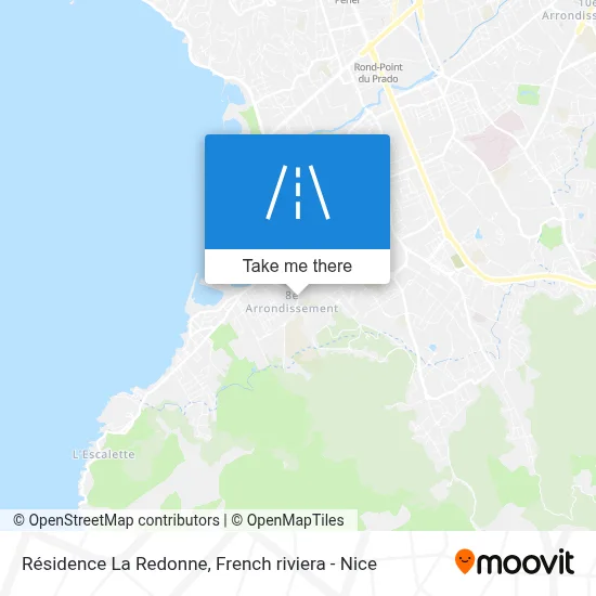 Résidence La Redonne map