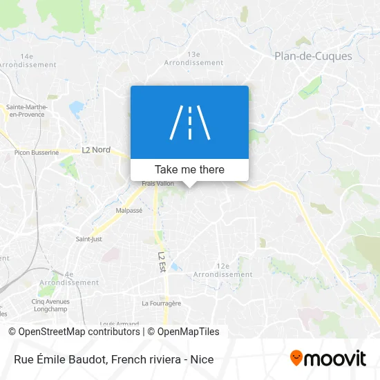 Rue Émile Baudot map