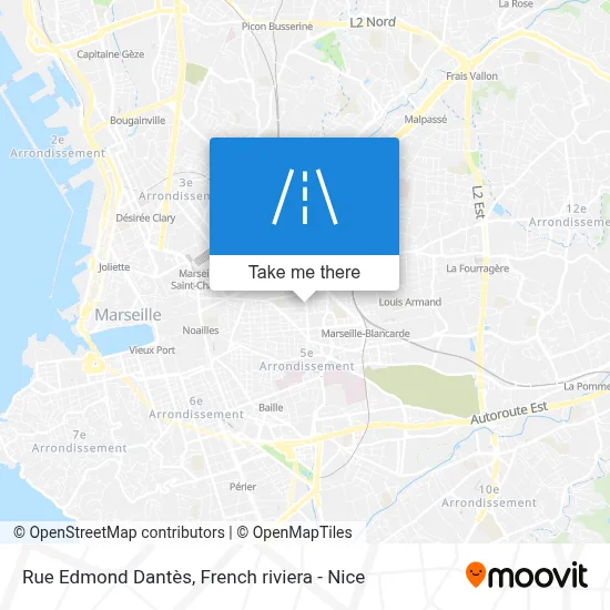 Rue Edmond Dantès map