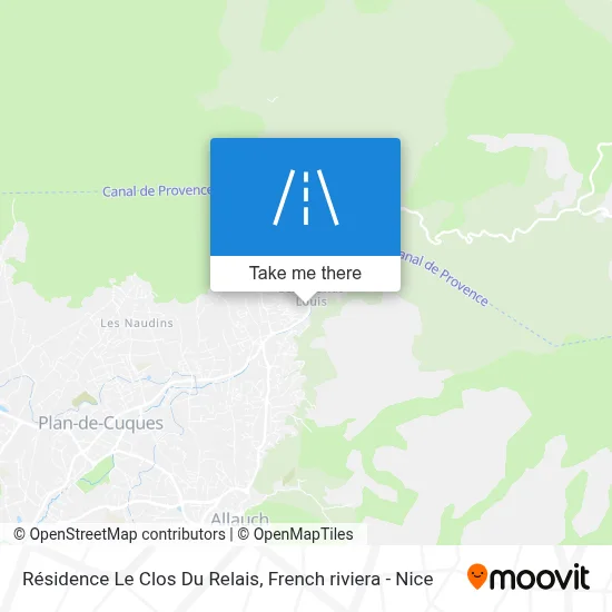 Résidence Le Clos Du Relais map
