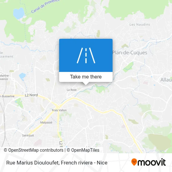 Rue Marius Diouloufet map