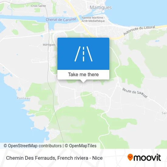 Chemin Des Ferrauds map