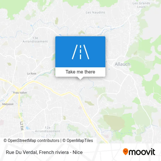 Mapa Rue Du Verdal