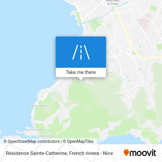 Résidence Sainte-Catherine map