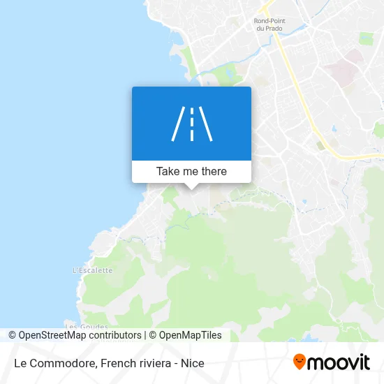 Le Commodore map