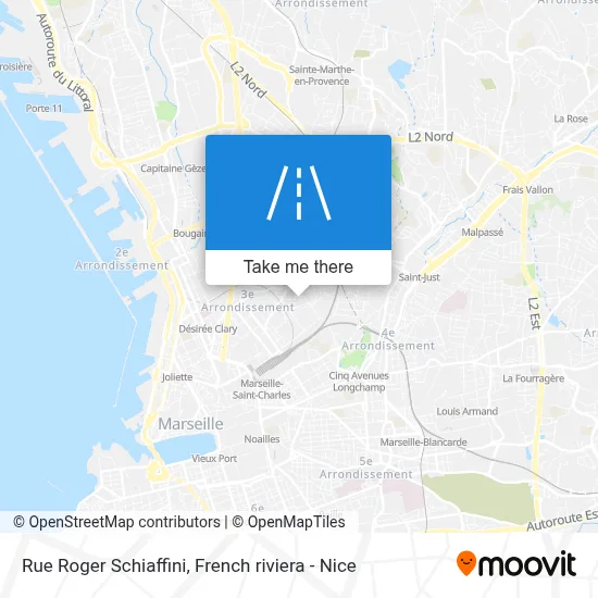 Rue Roger Schiaffini map