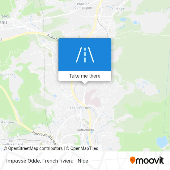 Impasse Odde map
