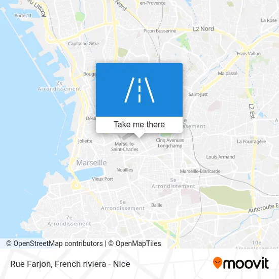 Rue Farjon map