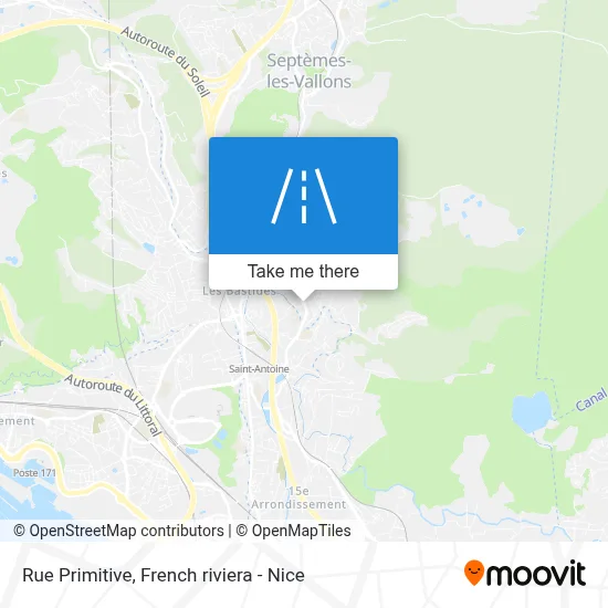 Mapa Rue Primitive