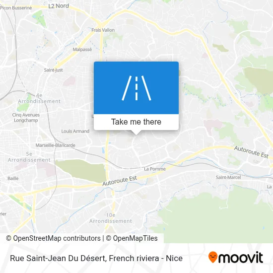 Rue Saint-Jean Du Désert map