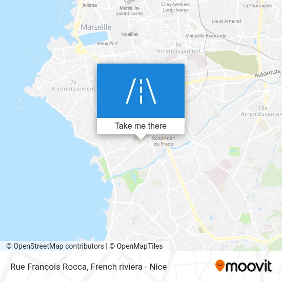 Rue François Rocca map