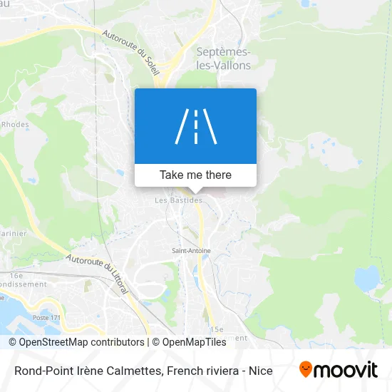 Rond-Point Irène Calmettes map