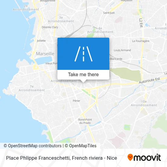 Place Phlippe Franceschetti map