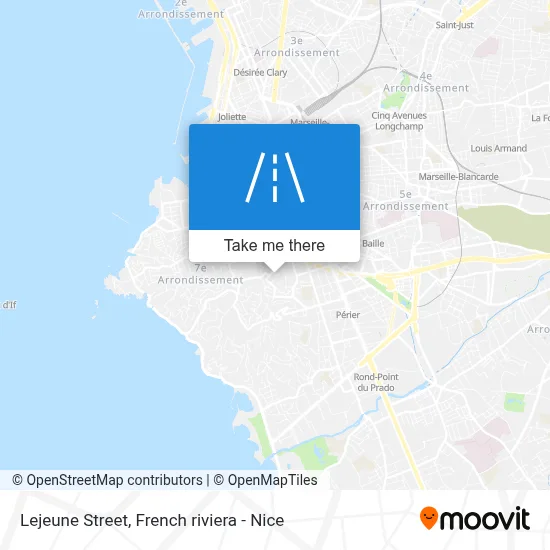 Mapa Rue Lejeune