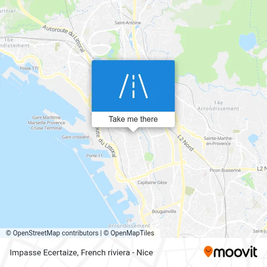 Impasse Ecertaize map