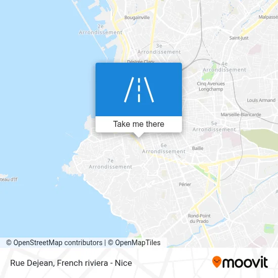 Rue Dejean map