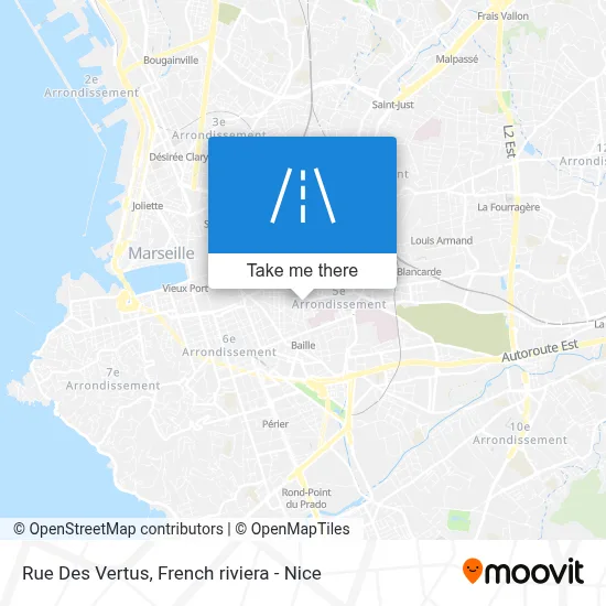 Rue Des Vertus map