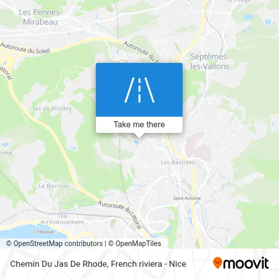 Chemin Du Jas De Rhode map