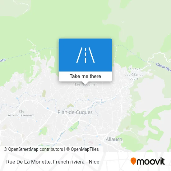 Rue De La Monette map