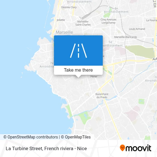 Rue De La Turbine map
