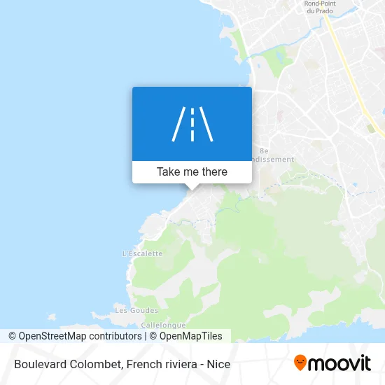 Boulevard Colombet map