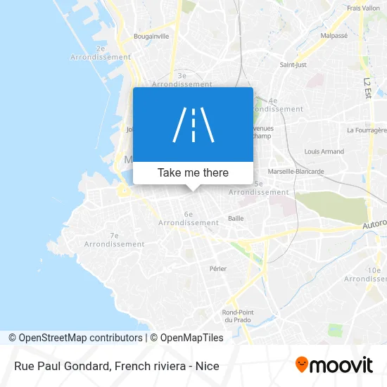 Rue Paul Gondard map