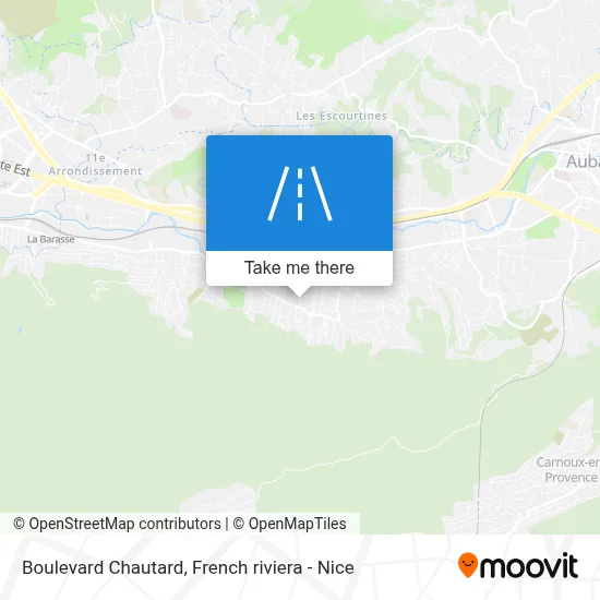 Boulevard Chautard map