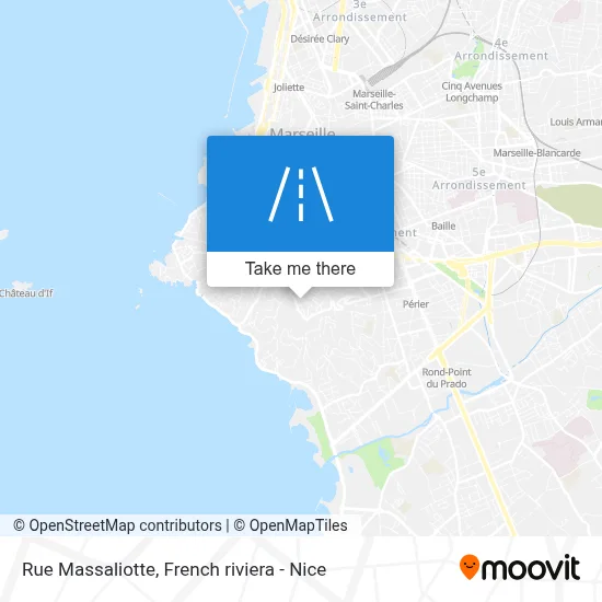 Mapa Rue Massaliotte