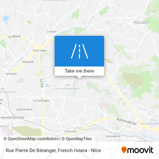 Rue Pierre De Béranger map