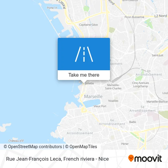 Rue Jean-François Leca map
