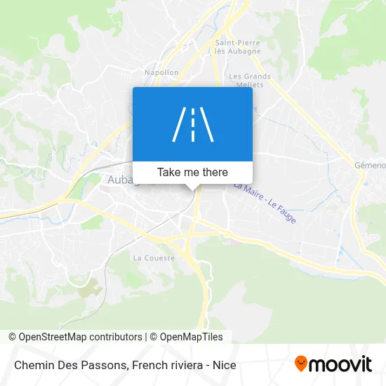 Chemin Des Passons map